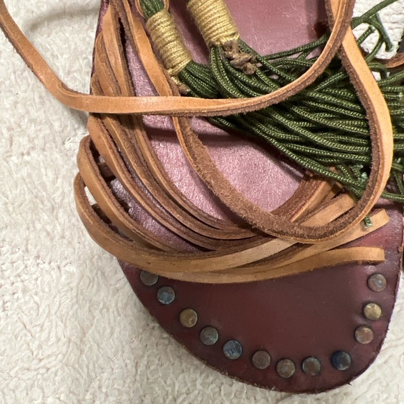 Free People Willow Gladiator Tassel Sandals – Size 36 - Picture 9 of 12